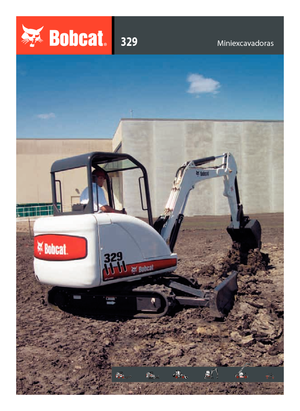 Мини екскаватори Bobcat 329