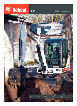 Мини екскаватори Bobcat 334 G