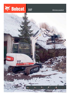 Мини екскаватори Bobcat 337 G