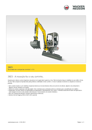 Мини екскаватори Wacker Neuson 38 Z 3