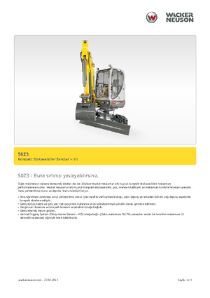 Мини екскаватори Neuson 50 Z 3