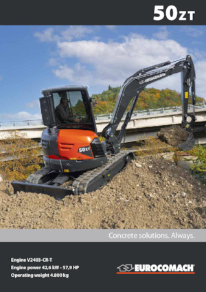 Мини екскаватори Eurocomach 50 ZT