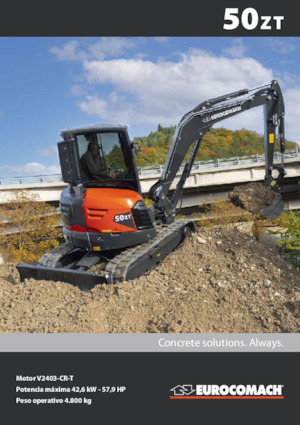 Мини екскаватори Eurocomach 50 ZT
