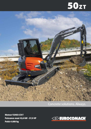 Мини екскаватори Eurocomach 50 ZT