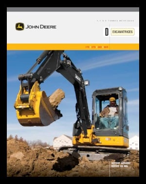 Мини екскаватори John Deere Construction 35D