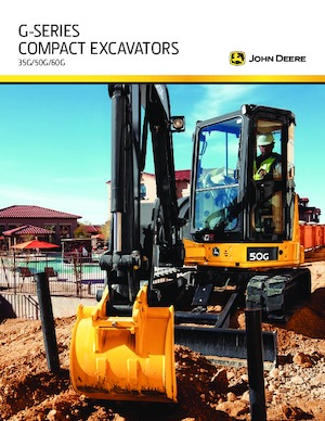 Мини екскаватори John Deere Construction 35G