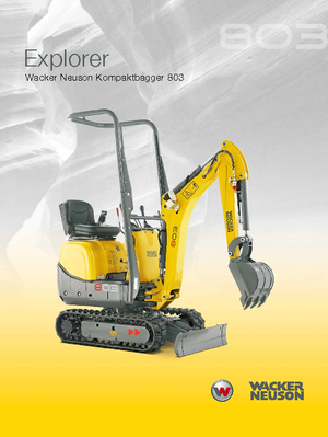 Мини екскаватори Wacker Neuson 803