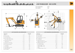 Мини екскаватори JCB 804 Super
