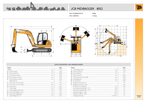 Мини екскаватори JCB 8052