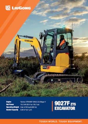 Мини екскаватори Liugong 9027FZTS