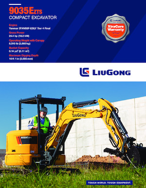 Мини екскаватори Liugong 9035EZTS
