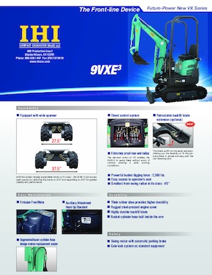 Мини екскаватори Kato 9VX-3 Electric