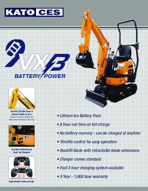 Мини екскаватори Kato 9VXB