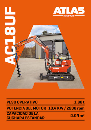 Мини екскаватори Atlas Kompakt AC 18UF