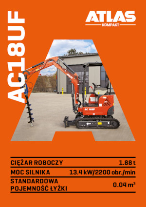 Мини екскаватори Atlas Kompakt AC 18UF