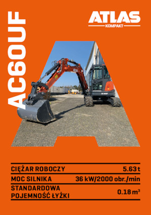 Мини екскаватори Atlas Kompakt AC 60UF