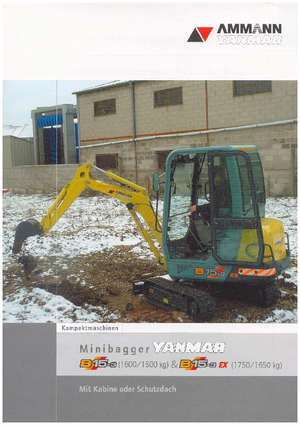 Мини екскаватори Yanmar B 15-3 EX