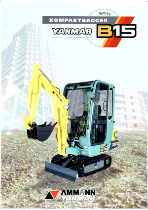 Мини екскаватори Yanmar B 15-3