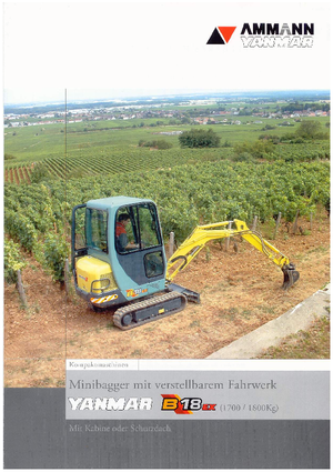 Мини екскаватори Yanmar B 18 EX