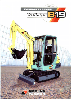 Мини екскаватори Yanmar B 19