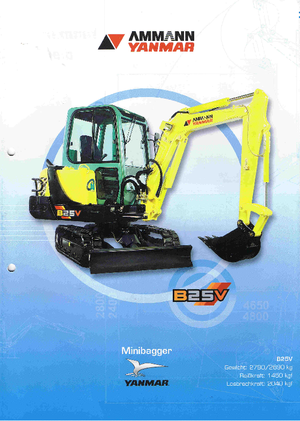 Мини екскаватори Yanmar B 25 V