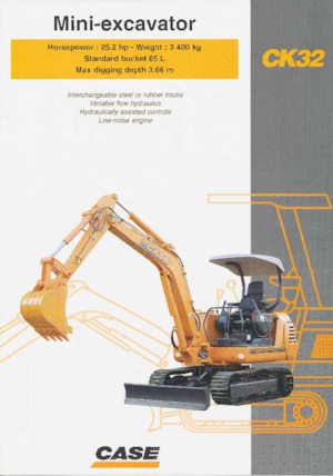 Мини екскаватори Case CK32 