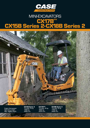 Мини екскаватори Case CX18B S-2