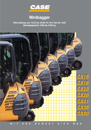 Мини екскаватори Case CX 31