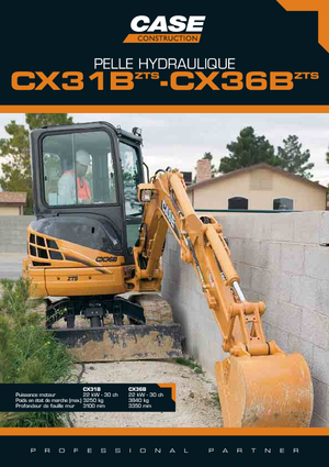 Мини екскаватори Case CX 31 B ZTS