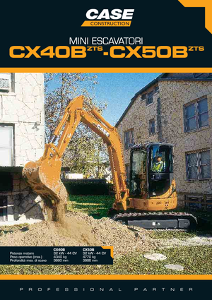 Мини екскаватори Case CX 40 B ZTS