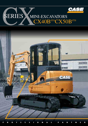 Мини екскаватори Case CX 40 B ZTS