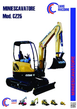Мини екскаватори Cams CZ25