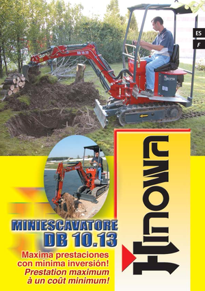 Мини екскаватори Hinowa DB 10.13
