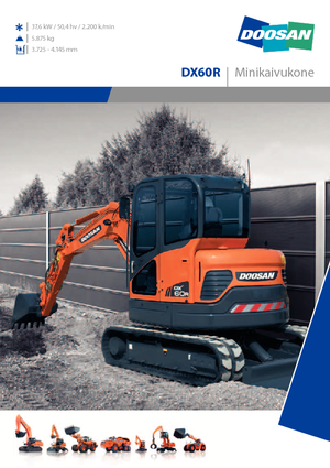 Мини екскаватори Doosan DX 60 R