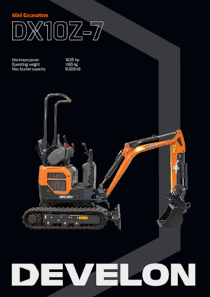 Мини екскаватори Develon DX10Z 