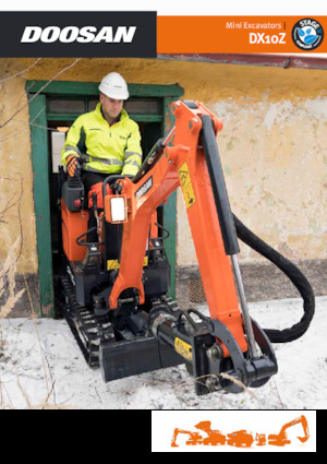 Мини екскаватори Doosan DX10Z