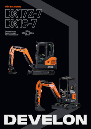Мини екскаватори Develon DX19  
