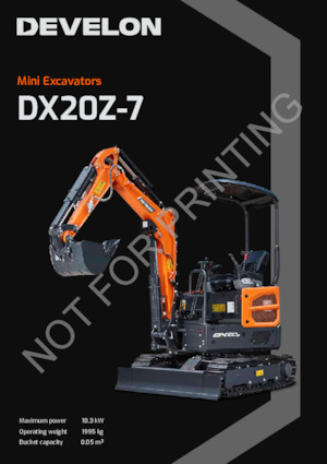 Мини екскаватори Develon DX20Z-7 