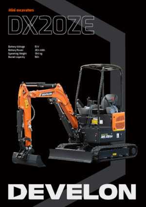 Мини екскаватори Develon DX20ZE 