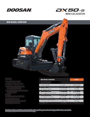 Мини екскаватори Doosan DX50-5