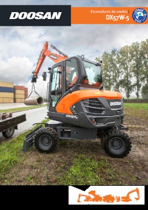 Колесни екскаватори Doosan DX57W-5