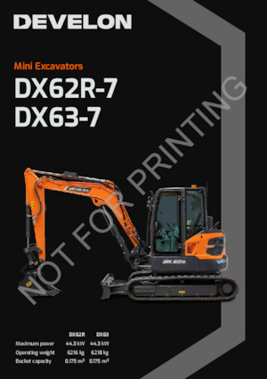 Верижни екскаватори Develon DX63-7