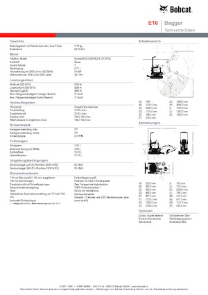 Мини екскаватори Bobcat E10