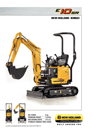 Мини екскаватори New Holland E10SR