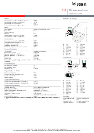 Мини екскаватори Bobcat E 16