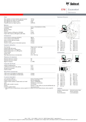 Мини екскаватори Bobcat E 16