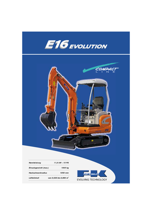Мини екскаватори Fiat Kobelco E 16