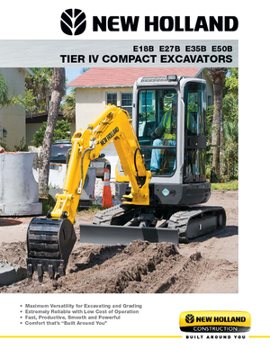 Мини екскаватори New Holland E18B
