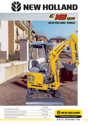 Мини екскаватори New Holland E18SR