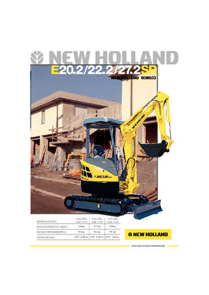 Мини екскаватори New Holland E22.2SR